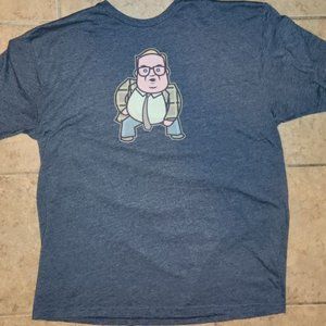 Blue/Gray SNL Matt Foley T-Shirt